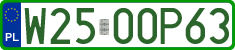 License plates of Poland, Professional plates