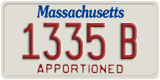 Massachusetts, Apportioned