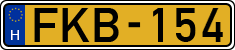 license plates of Hungary, Commercial vehicles (1990)