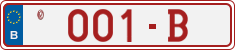 License plate of Belgium, Vanity Plates (2014)