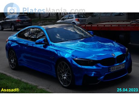 AA 6666 TH, BMW M4