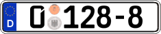 German license plate, Diplomatic