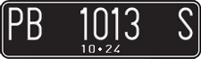 License plate of Indonesia, Regular plates