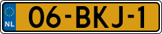 License plate of the Netherlands, Heavy Commercial Vehicles (1994 system)