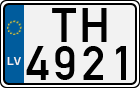 License plate of Latvia, Motorcycles