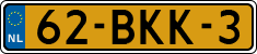 License plate of the Netherlands, Heavy Commercial Vehicles (1994 system)