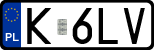 License plates of Poland, Regular car plates