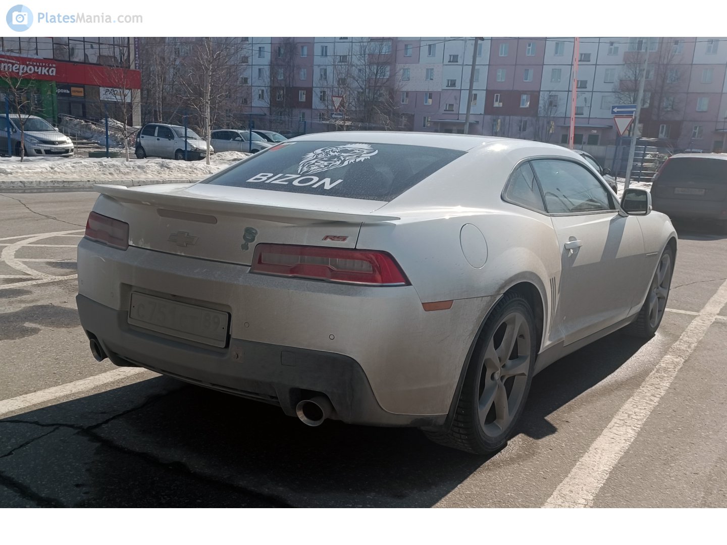 с 751 ст 89, Chevrolet Camaro 5th gen Coupé (Zeta I), facelift, 2013–2015