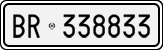 License plate of Italy, Cars (1927 year series)