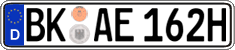 German license plate, Plates for oldtimers (type 