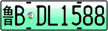 License plate of China, Electric vehicles