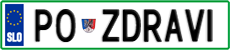 License plate of Slovenia, Vanity Plates
