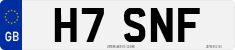 License plate of the United Kingdom, 1983 year system