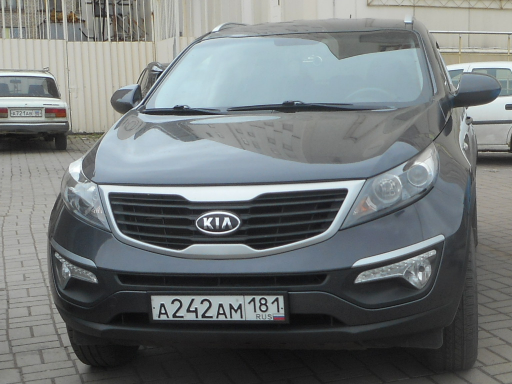 а 242 ам 181, Kia Sportage 3rd gen (R) (SL), 2010–2016