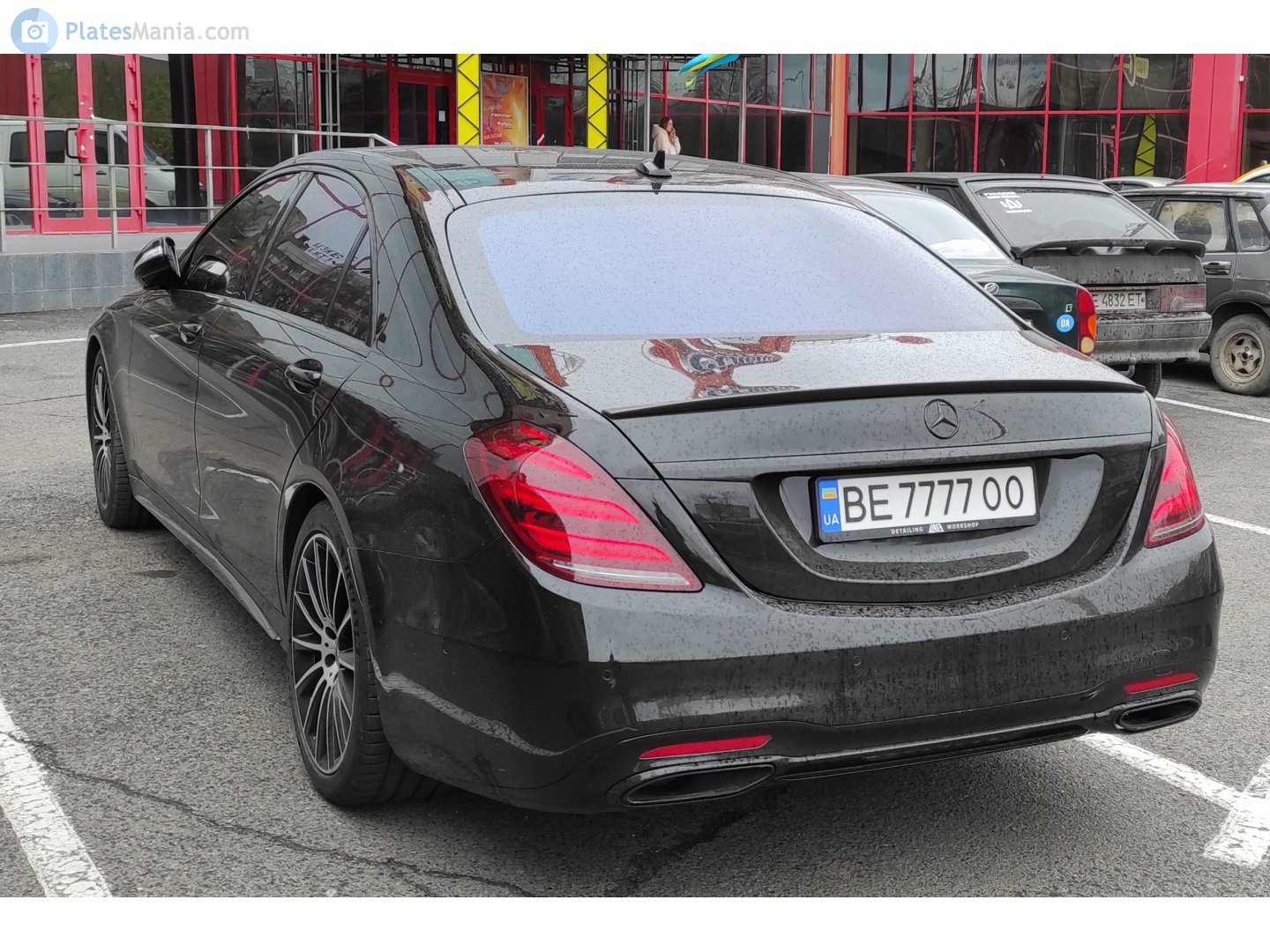 BE 7777 OO, Mercedes-Benz S-Klasse 8th gen Sedan (W222/V222), 2013–2020