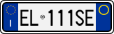 License plate of Italy, Cars (1994 year series)