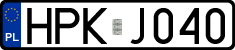 License plates of Poland, Authorities