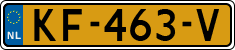 License plate of the Netherlands, Cars