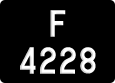 License plate of Malaysia, A(BC) 1(234)