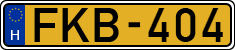 license plates of Hungary, Commercial vehicles (1990)