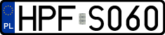 License plates of Poland, Authorities