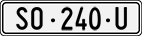 License plate of Switzerland, Dealer (with 