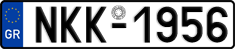 License plate of Greece, Cars