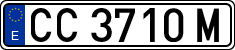 License plates of Spain, 1971 year series