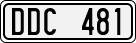 License plate of Sweden, Regular plates
