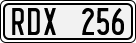License plate of Sweden, Regular plates