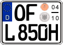 German license plate, Seasonal plates (Oldtimers)