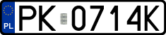 License plates of Poland, Regular car plates