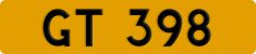 License plate of Hong Kong, AB 1234