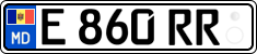 License plate of Moldova, Trailers (2015)