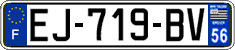 French license plate, SIV (ordinary)