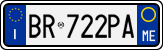 License plate of Italy, Cars (1994 year series)