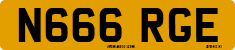 License plate of the United Kingdom, 1983 year system