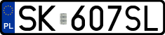 License plates of Poland, Regular car plates