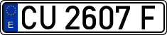 License plates of Spain, 1971 year series