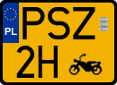 License plates of Poland, Oldtimers