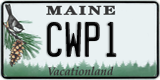 Maine, Vanity Plates