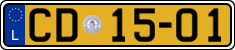 License plate of Luxembourg, Diplomatic