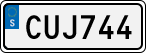 License plate of Sweden, Regular plates
