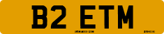 License plate of the United Kingdom, 1983 year system