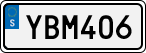 License plate of Sweden, Regular plates