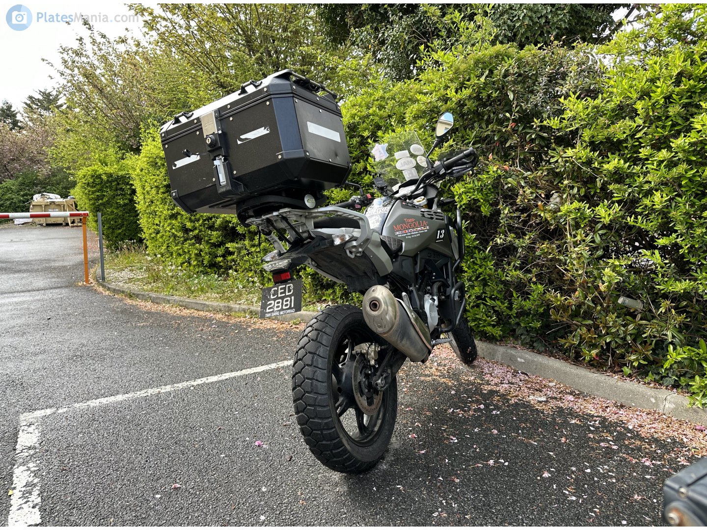 CED 2881, BMW G Series G310GS, 2016–