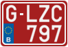 License plate of Belgium, Regular plates (2010)