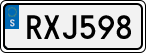 License plate of Sweden, Regular plates