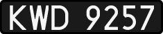 License plates of Poland, 1976 year system