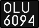 License plates of Poland, 1976 year system